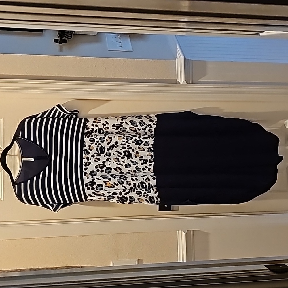 NWOT Navy Maxi Dress